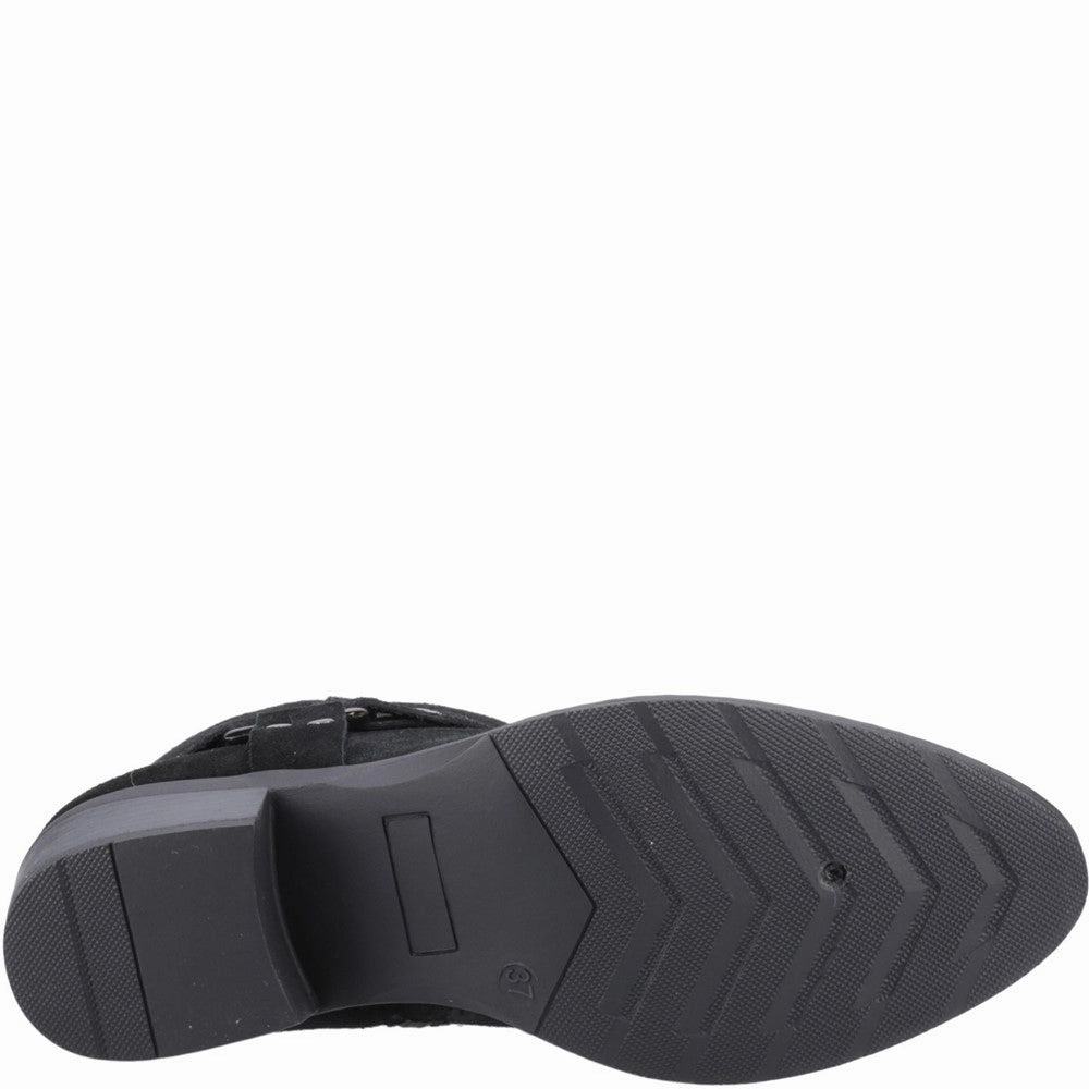 Hush Puppies Iria Buckle Boot Pattern Play