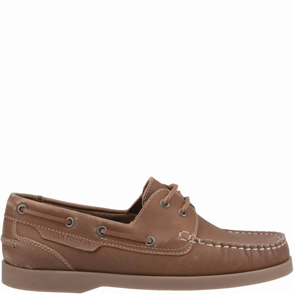 Hush Puppies Isabel Boat Shoe Classic Style Mountain Path