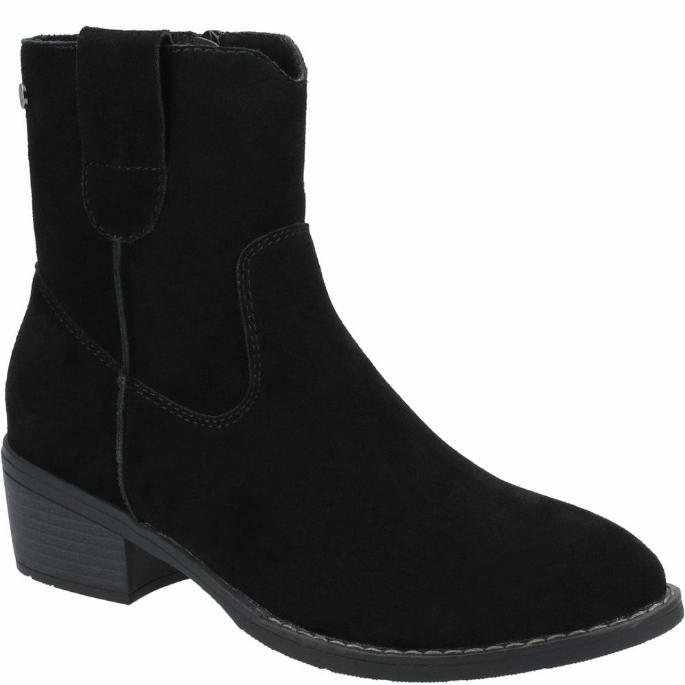 Rainy Day Laid Back Hush Puppies Iva Ladies Ankle Boots
