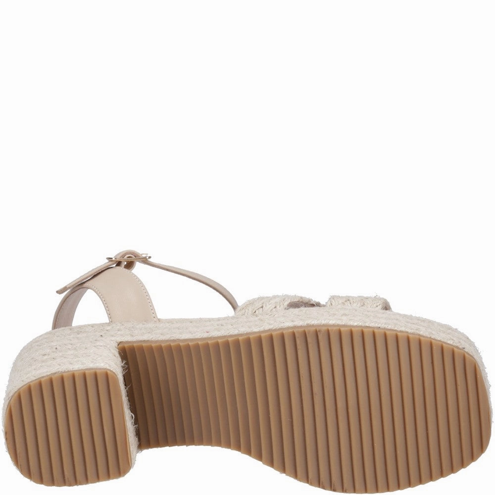 Hush Puppies Jamelia Espadrille Heel Sandal Soft Pace