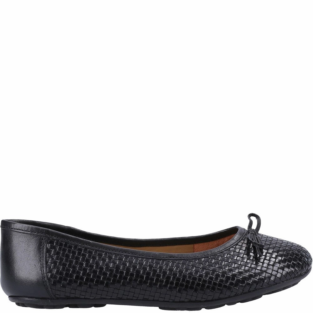 Fog Path Hush Puppies Janelle Woven Ballerina