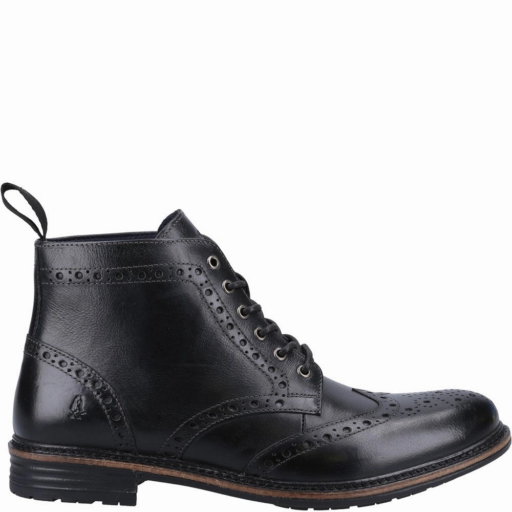 Hush Puppies Joshua Brogue Boot Wood Jog Fast Dry