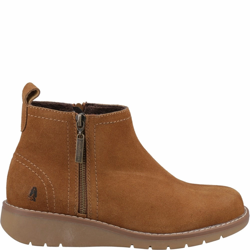 Hush Puppies Libby Ankle Boot Smooth Motion Subtle Detail