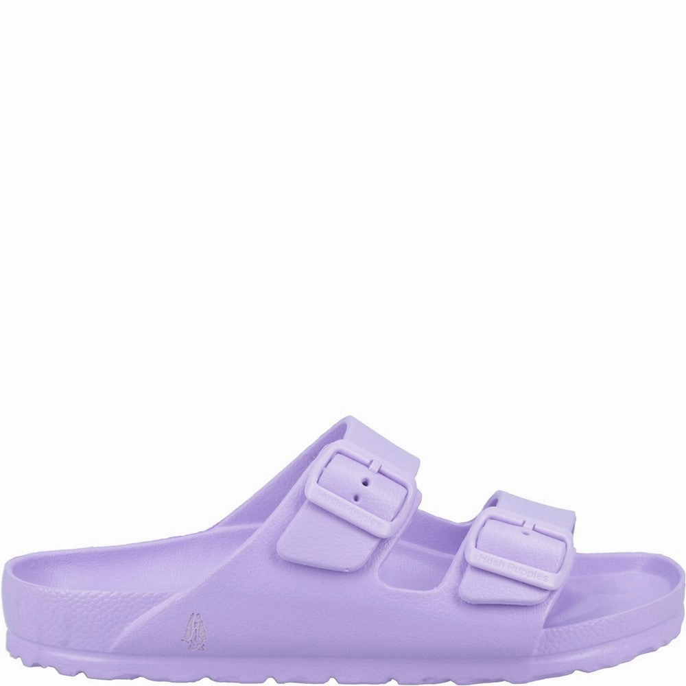 Hush Puppies Lorna Mule Sandal Lightweight Feel morning jog