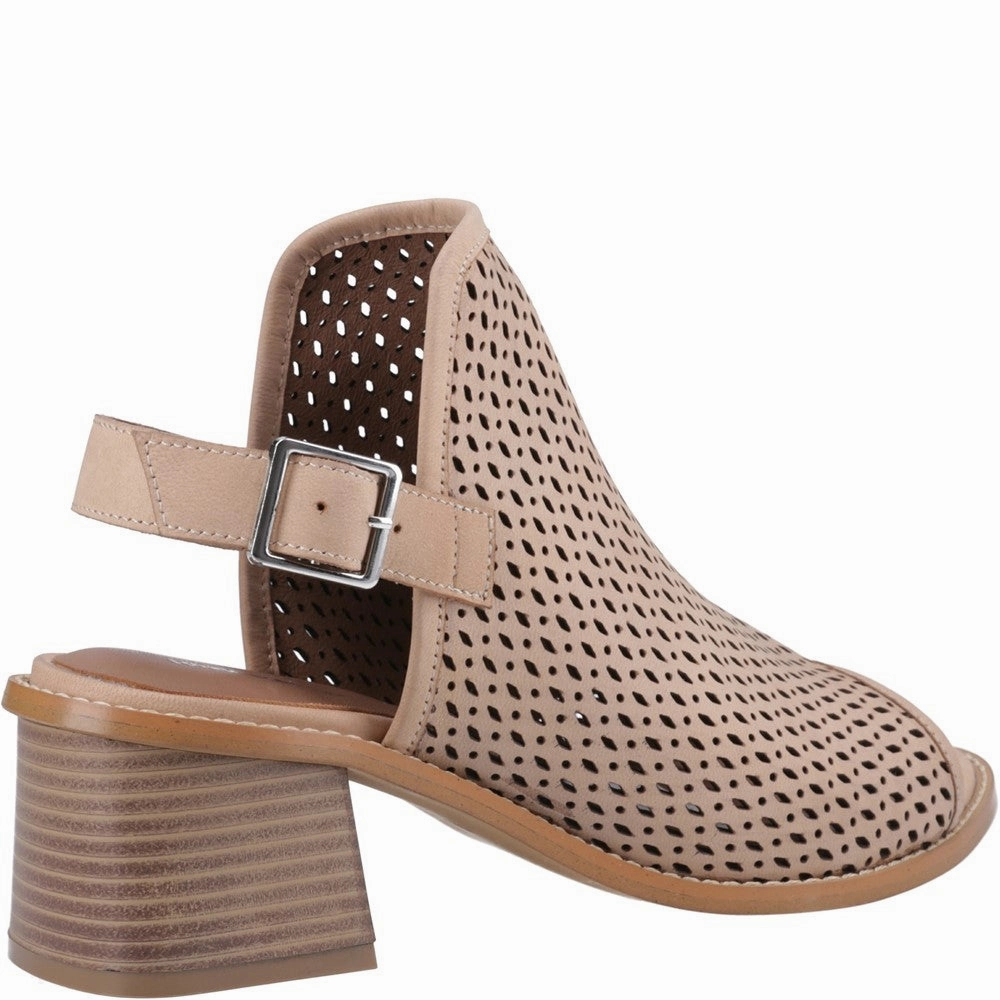 Hush Puppies Louise Heeled Sandal Toe Protection Comfortable Foot