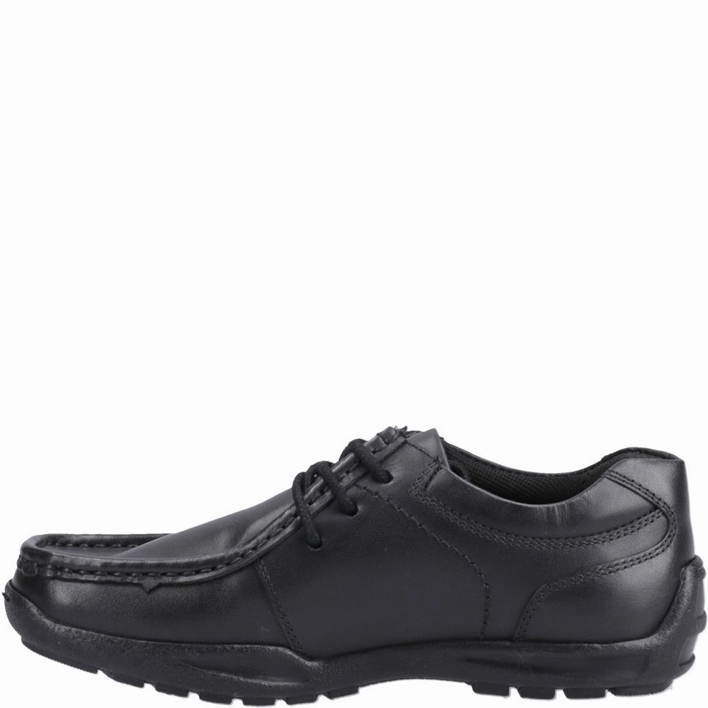 Comfort Zone Sleek Build Hush Puppies Mackenzie Wallabee Junior School Shoes