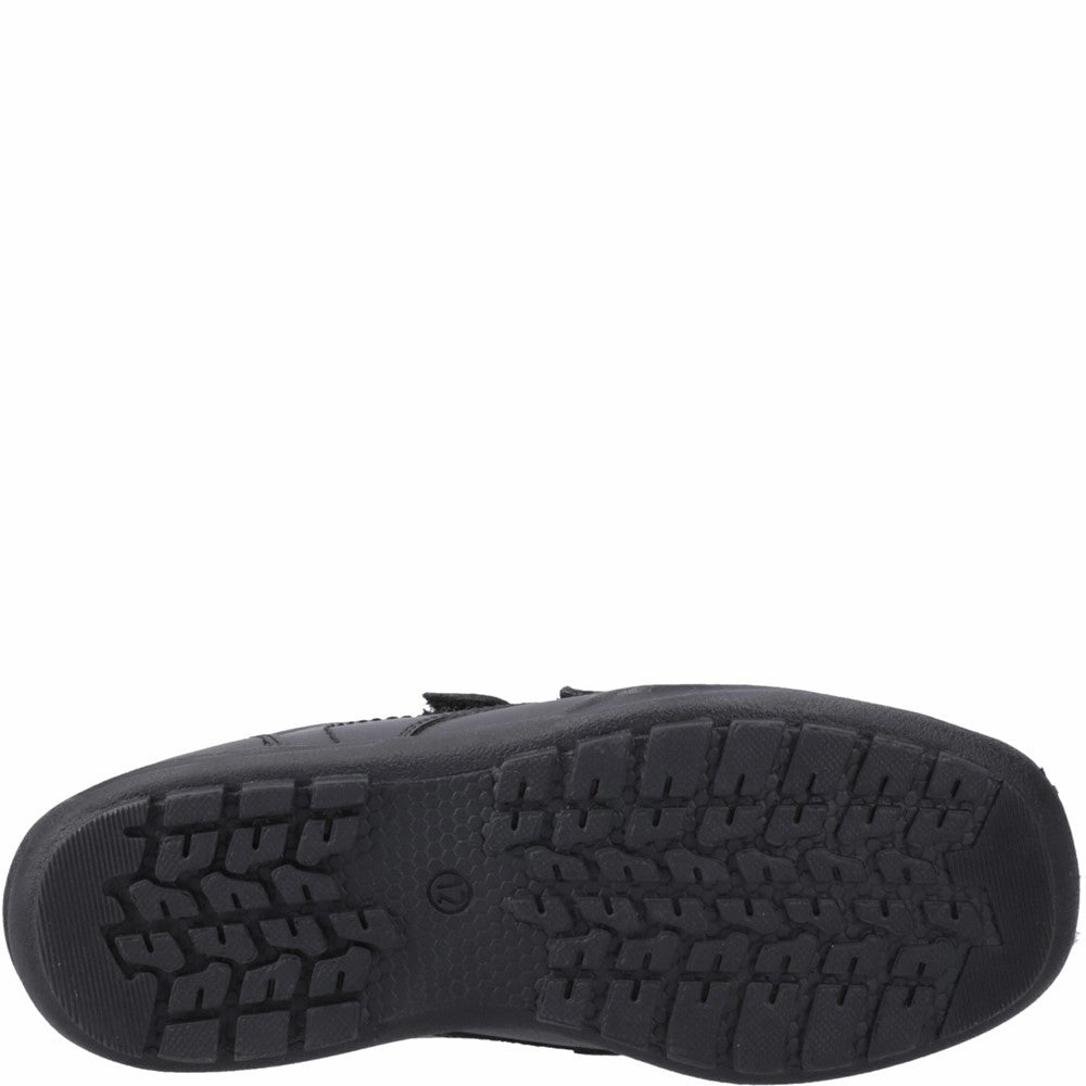 Grip Power Pastel tone Hush Puppies Maddox Touch Fastening Junior School Shoes