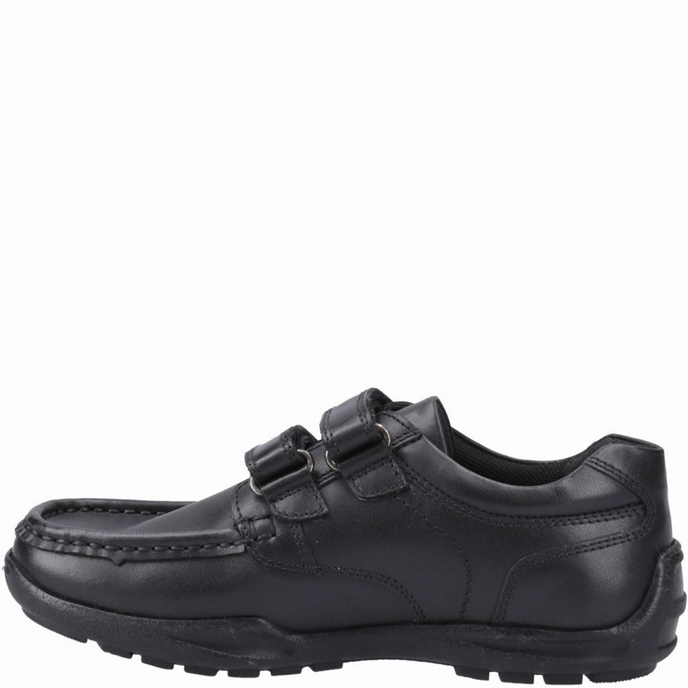Pass Hike Hush Puppies Maddox Touch Fastening Junior School Shoes