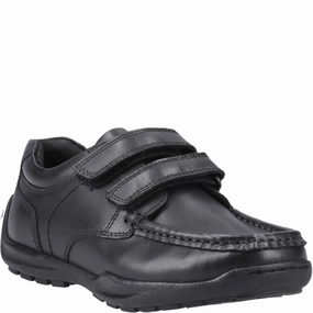 Hush Puppies Maddox Touch Fastening Senior School Shoes Weekend Outing