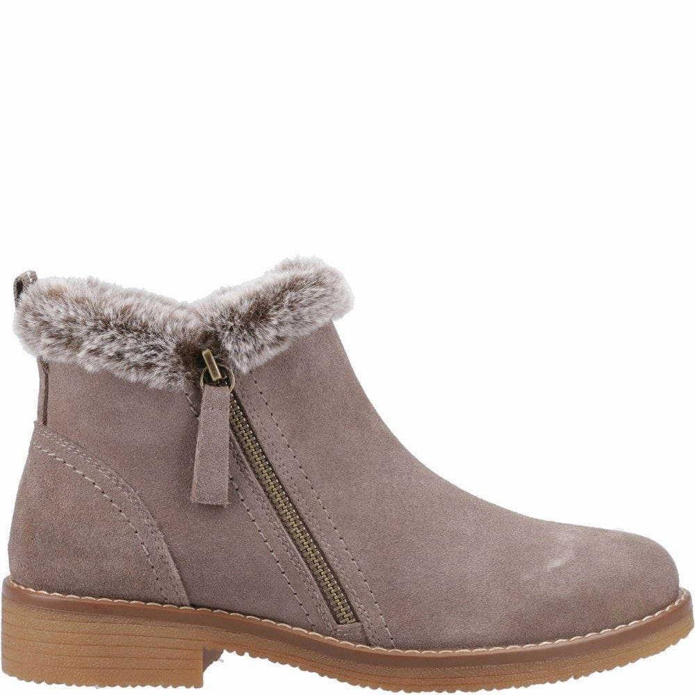 Hush Puppies Marnie Zip Boot Work Comfort Simple Look