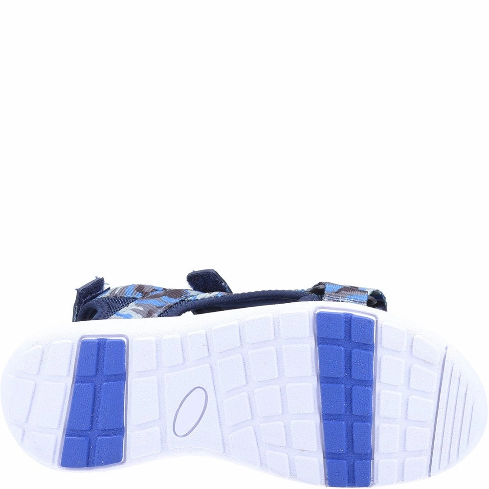 Practical Use Adjustable Fit Hush Puppies Miles Quarter Strap Sandal