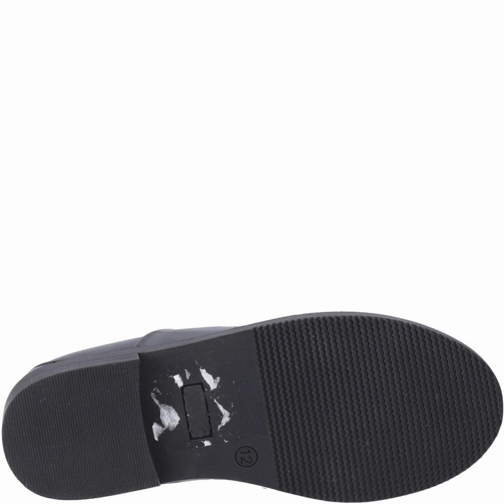 Step Stable Hush Puppies Nellie Patent Senior School Shoes