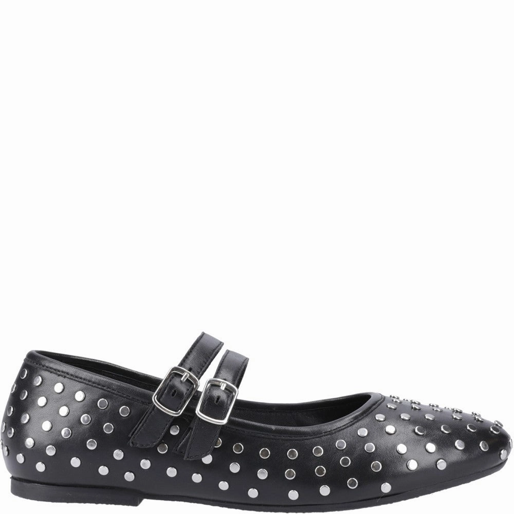 Hush Puppies Nixie Mary Jane Stud Calm Jog Buckle Closure