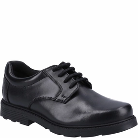 Hush Puppies Oliver Senior School Shoes Zipper Closure