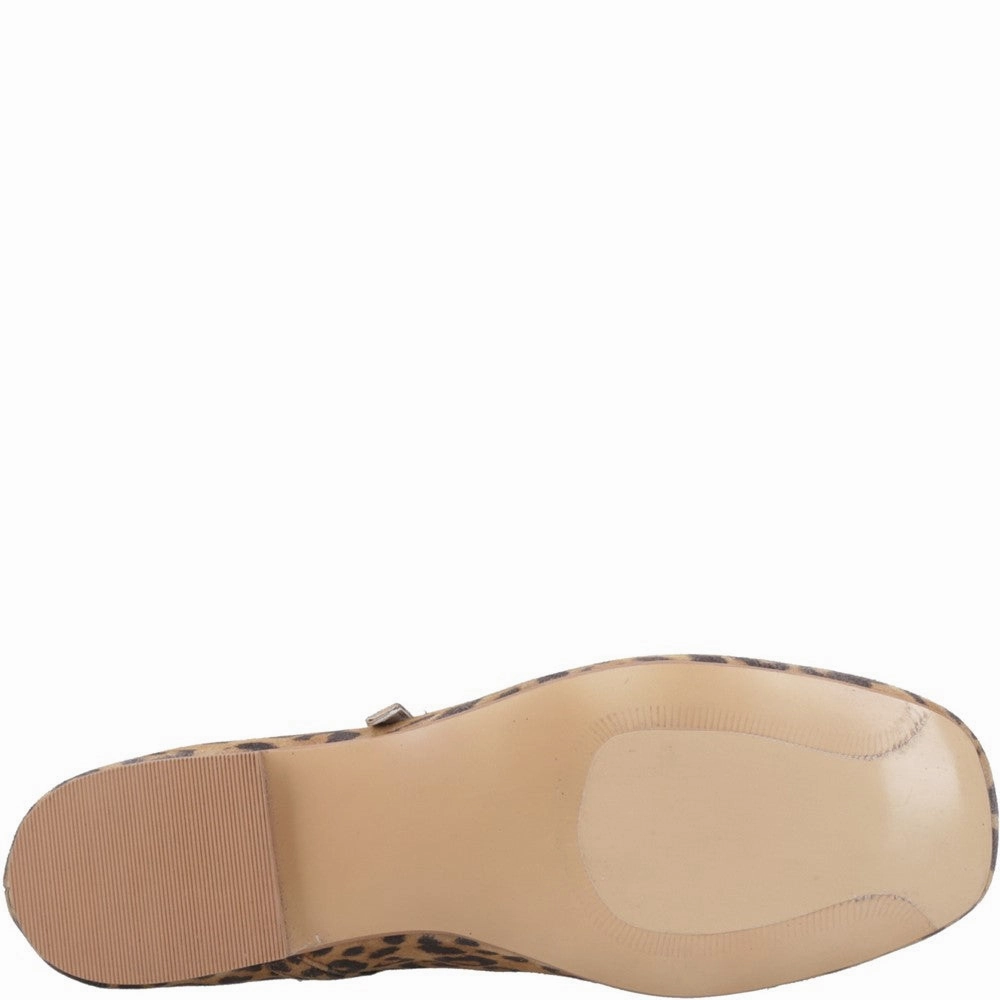 Hush Puppies Pasha Suede Ballerina Faux Leather Classic Mood