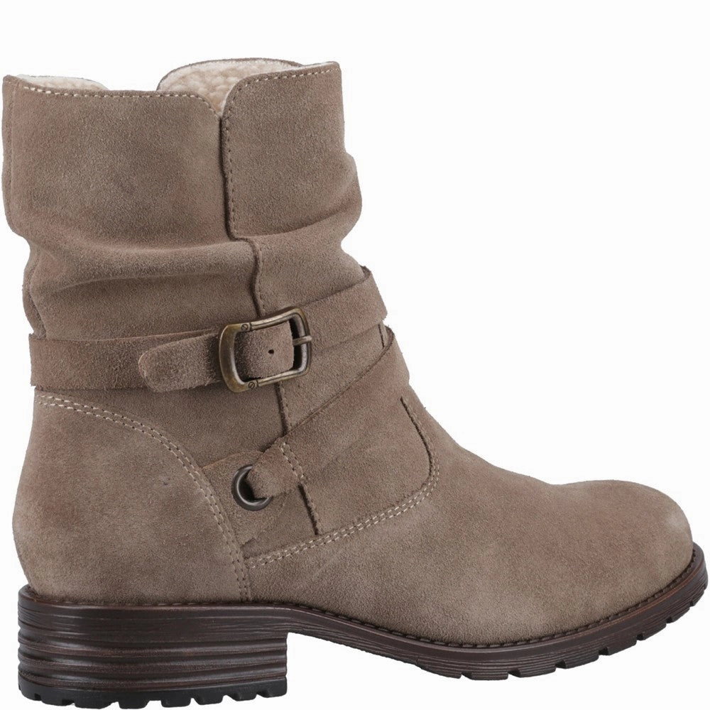 Suede Warm Mono Mood Hush Puppies Piper Ankle Boots