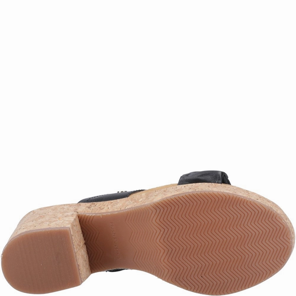 Hush Puppies Poppy Ruched Slide Outdoor Escape