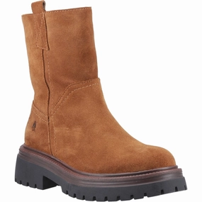 Suede Material Sport Inspired Hush Puppies Rebecca Boot