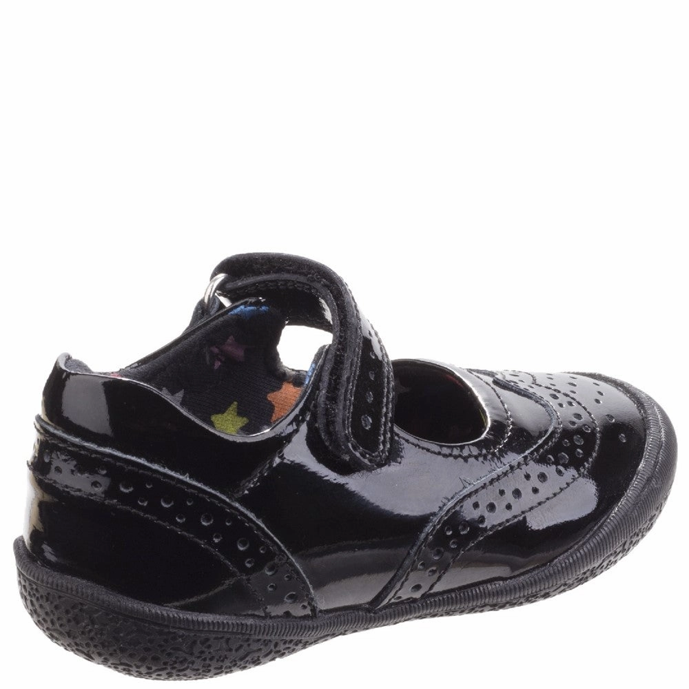Street Cool Light Comfort Hush Puppies Rina Patent Infant School Shoes