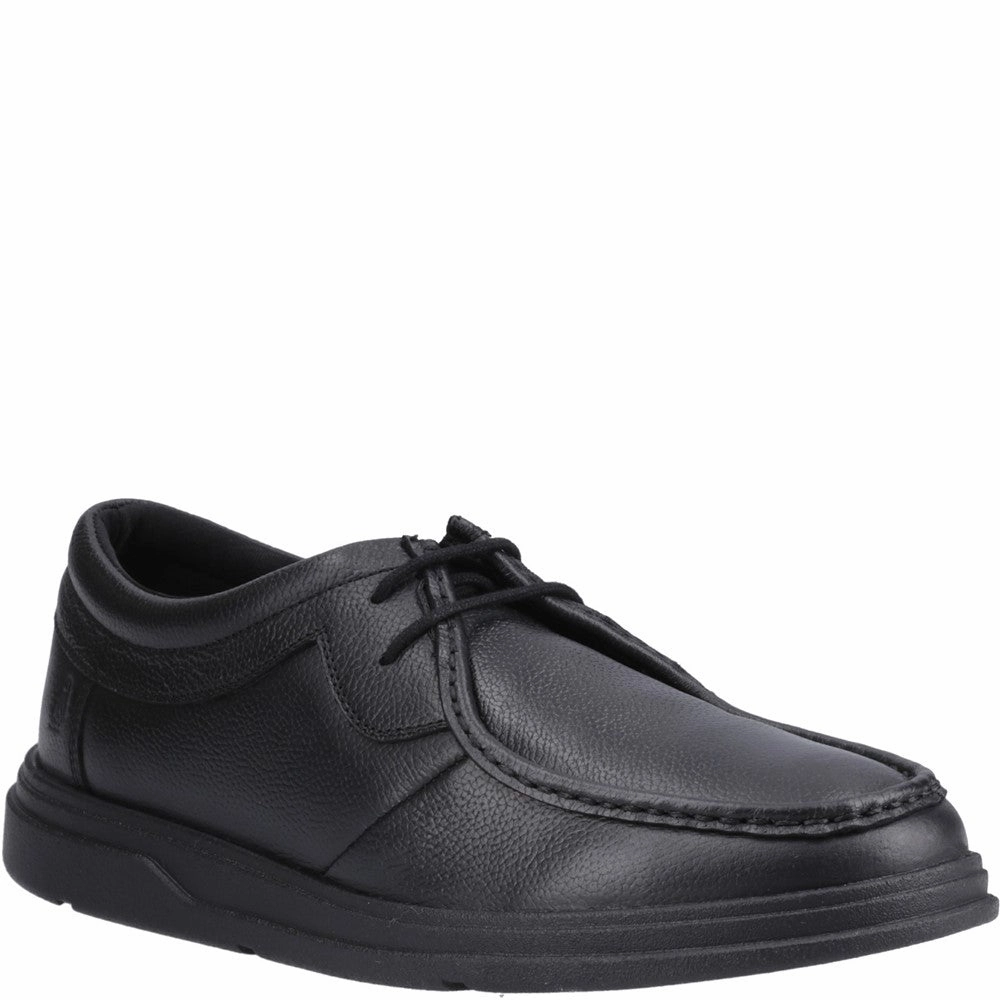 Hush Puppies Ronan Mocc Toe Senior School Shoes Break Walk Morning Ready