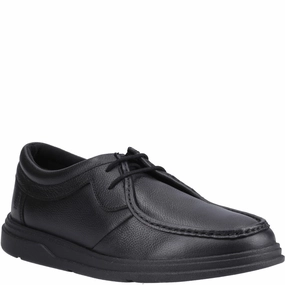 Hush Puppies Ronan Mocc Toe Senior School Shoes Break Walk Morning Ready