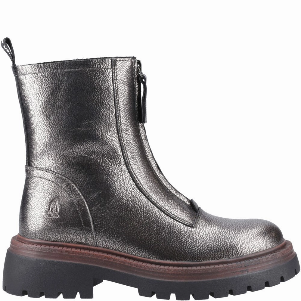 Hush Puppies Roxanna Zip Boot Open Feel Stone Hike