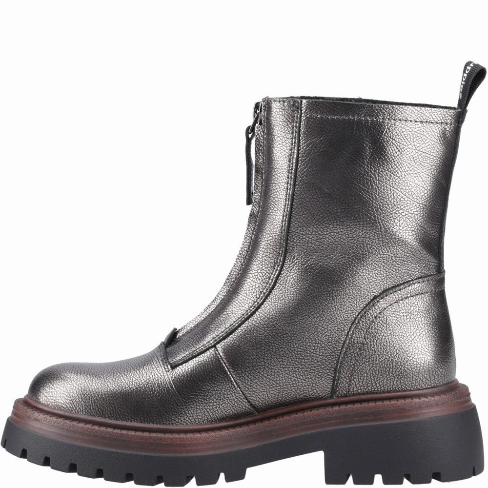 Hush Puppies Roxanna Zip Boot Travel Vibe Street Style