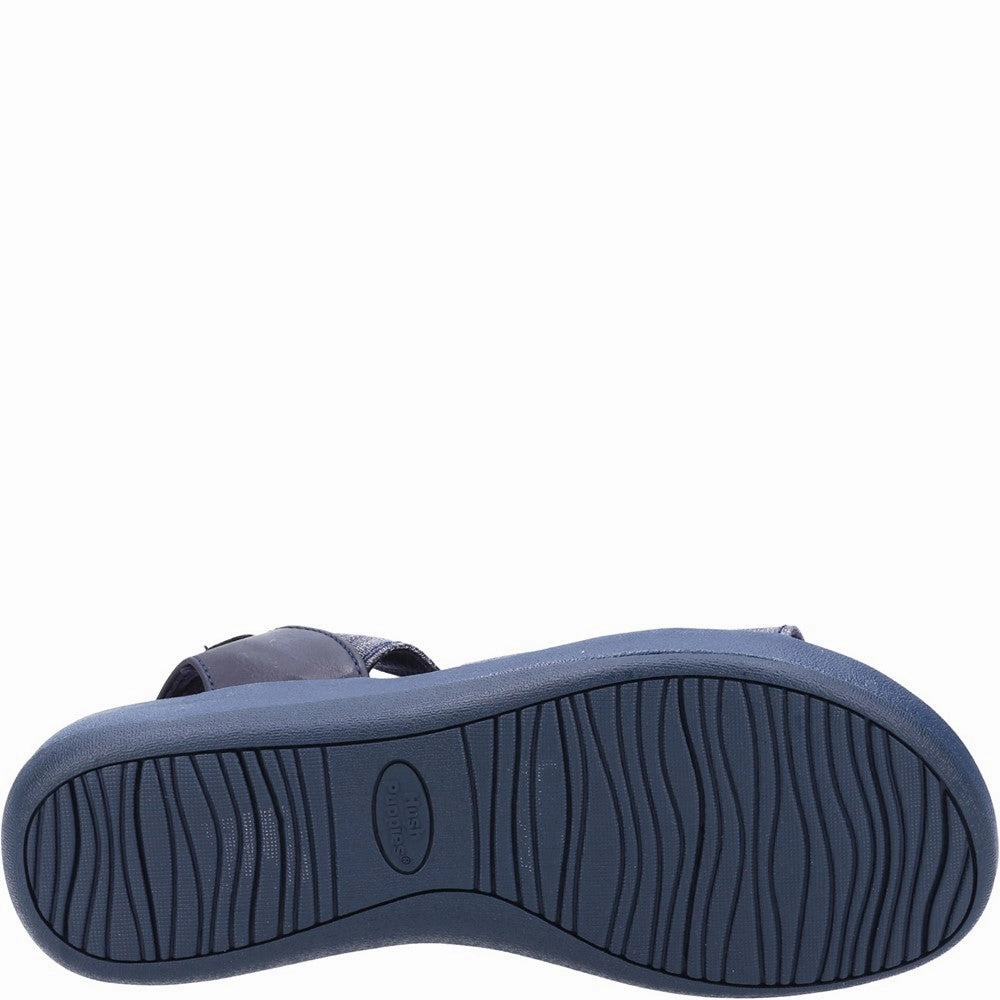 Soft Upper Minimalist Design Hush Puppies Sophia Elastic Cross Strap