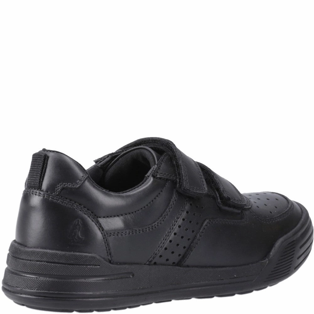 Hush Puppies Sully Touch Fastening Senior School Shoes Rock Hike Comfort Driven