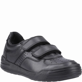 Hush Puppies Sully Touch Fastening Senior School Shoes Coastal Mood Comfort Motion