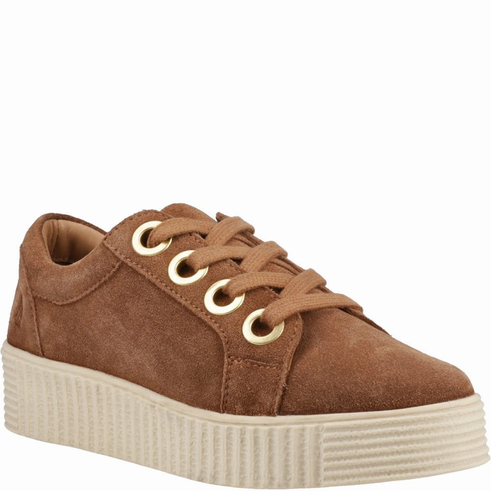 Spring Walk Hush Puppies Tamsin Suede Trainer