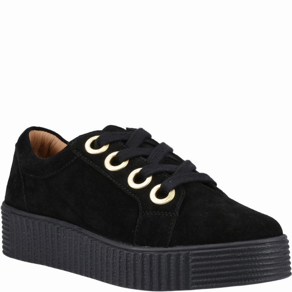 Festival Step Camp Step Hush Puppies Tamsin Suede Trainer