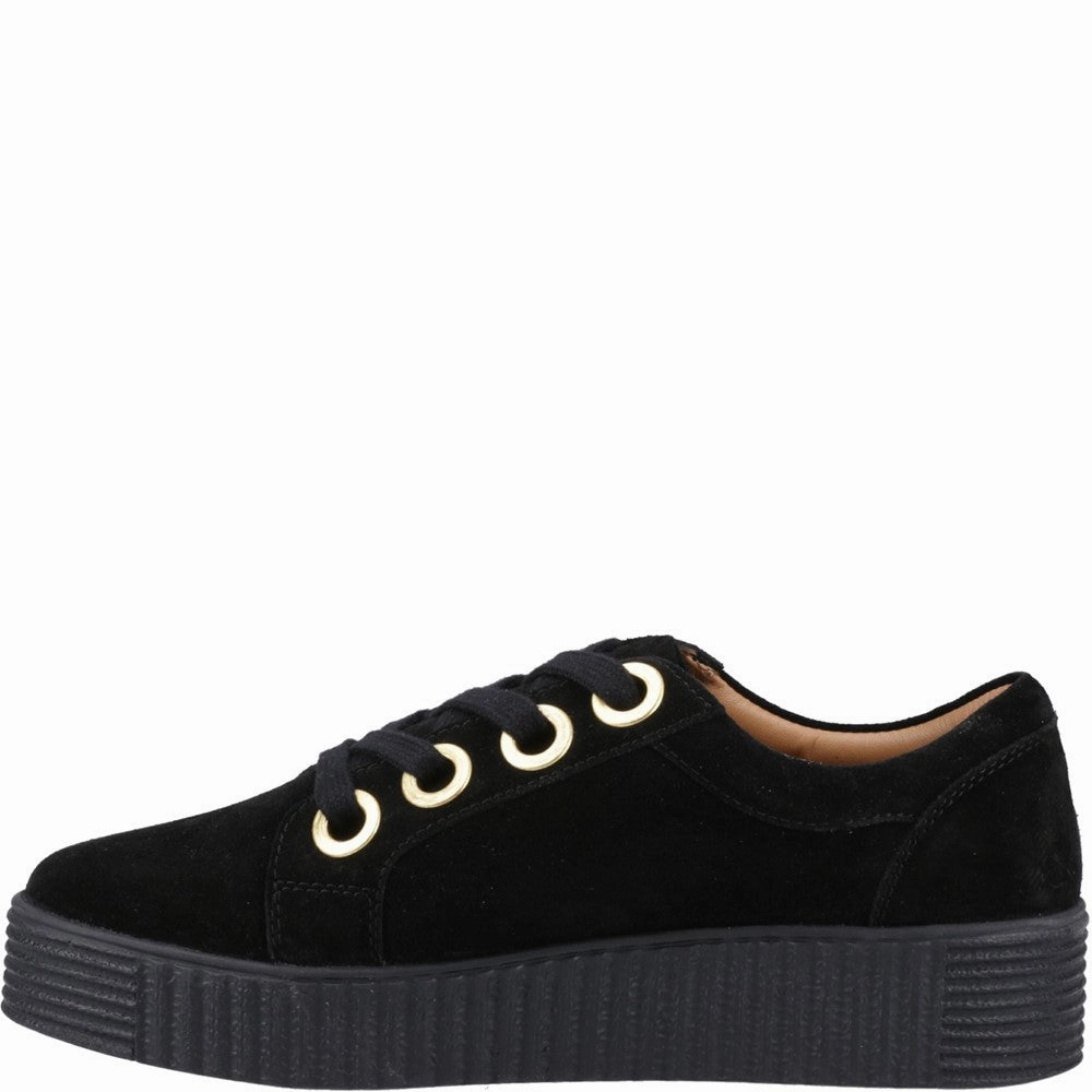 Hush Puppies Tamsin Suede Trainer Sun Step Weightless Wear