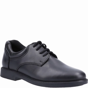 Holiday Outfit Easy Care Hush Puppies Tim Senior School Shoes