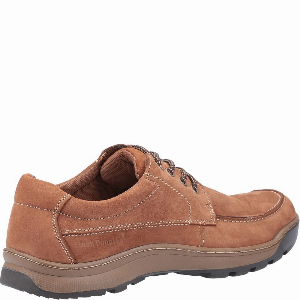 Earth Tone Soft Cushioning Hush Puppies Tucker Lace Shoe