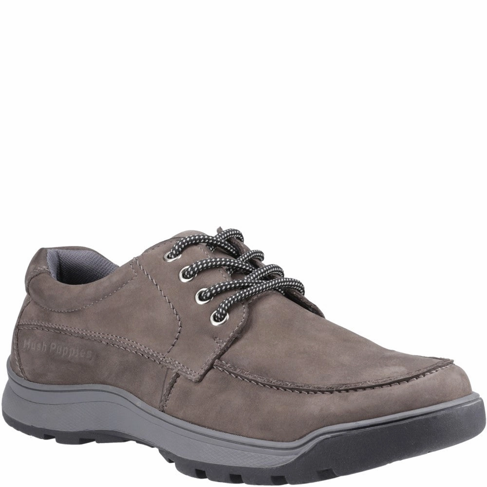 Hush Puppies Tucker Lace Shoe No Noise Soft   leather
