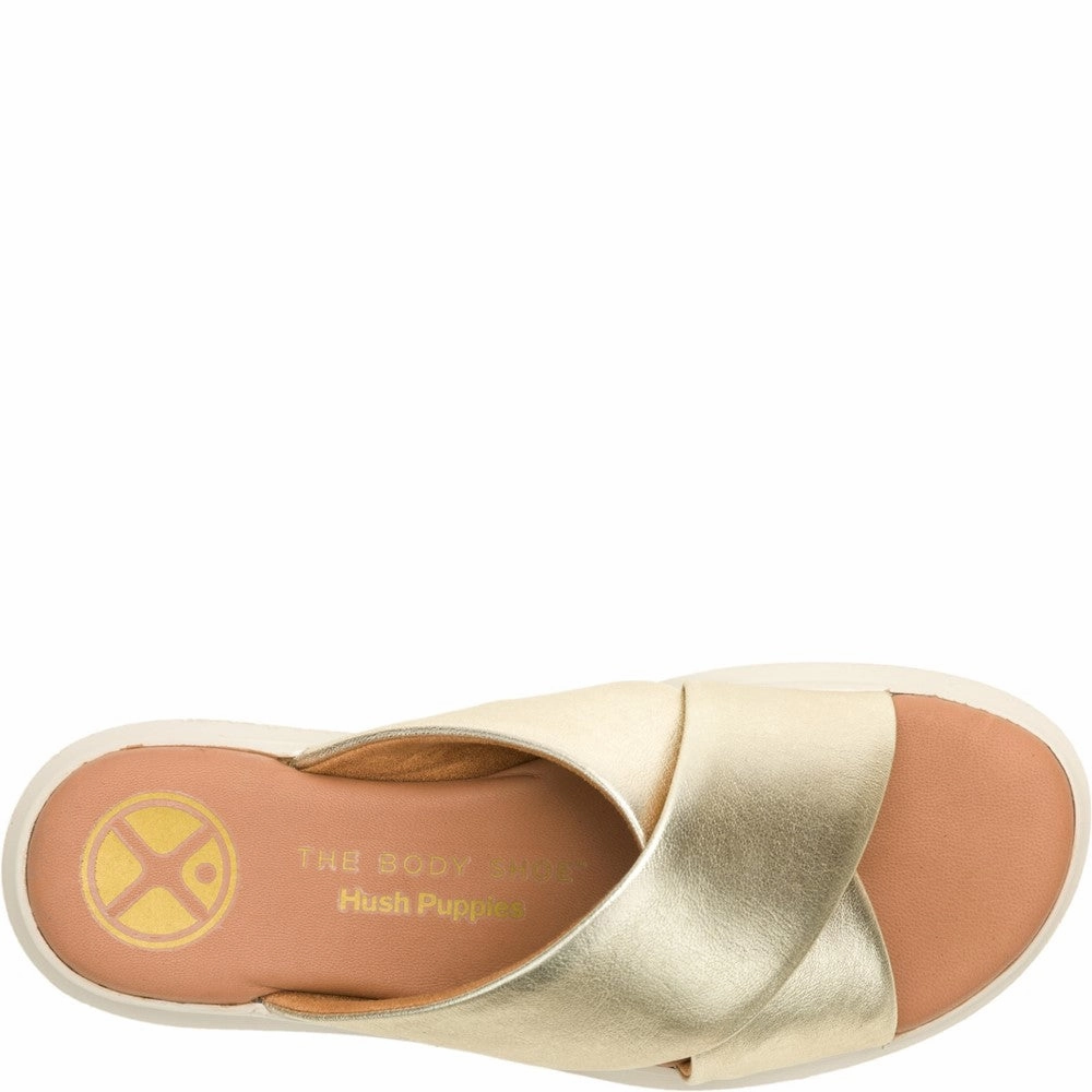 Hush Puppies Uplift Crossover Slide Purple Dream Cushioned Support