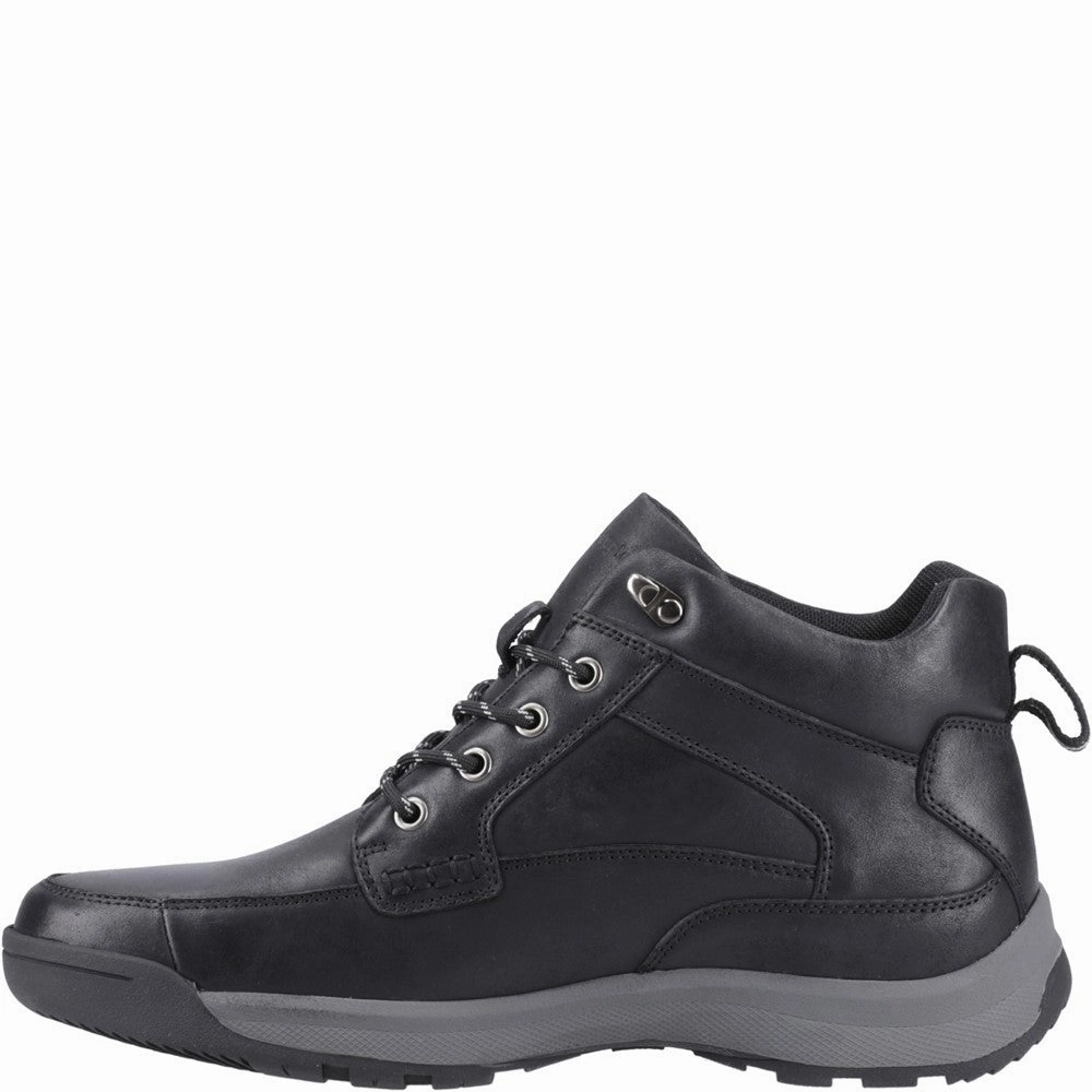 Hush Puppies Vernon Lace Wide Fit Boots Slip Control Soft Surface