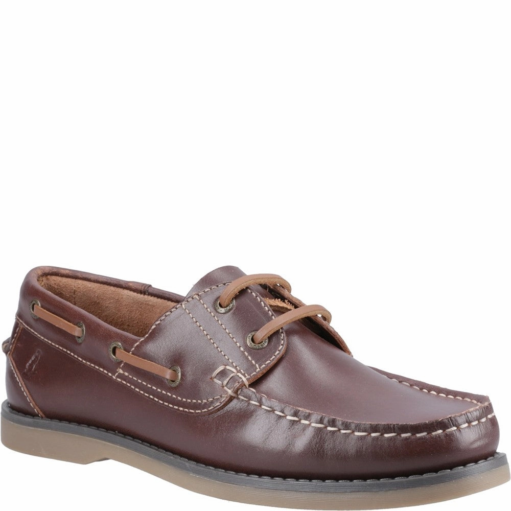 Hush Puppies Wilson Boat Shoe Shine Step Track Trek