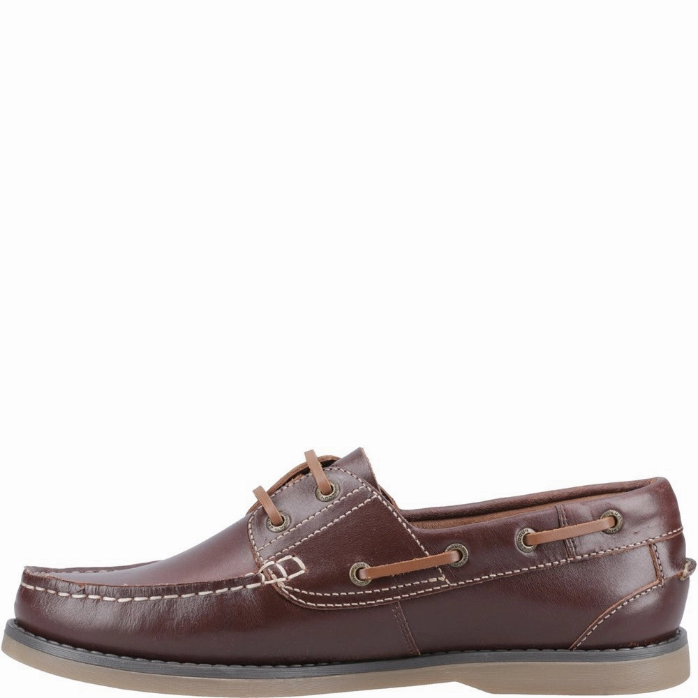 Hush Puppies Wilson Boat Shoe Pull Step Neat Style