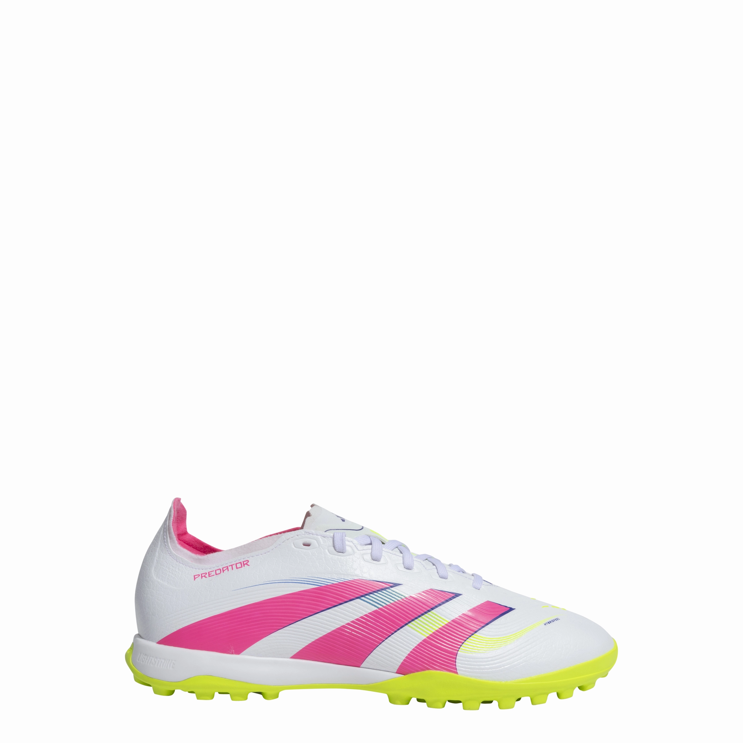adidas Predator League TF Turf Soccer Shoes - FTWhite/LucPink/Luclem Precision Touch