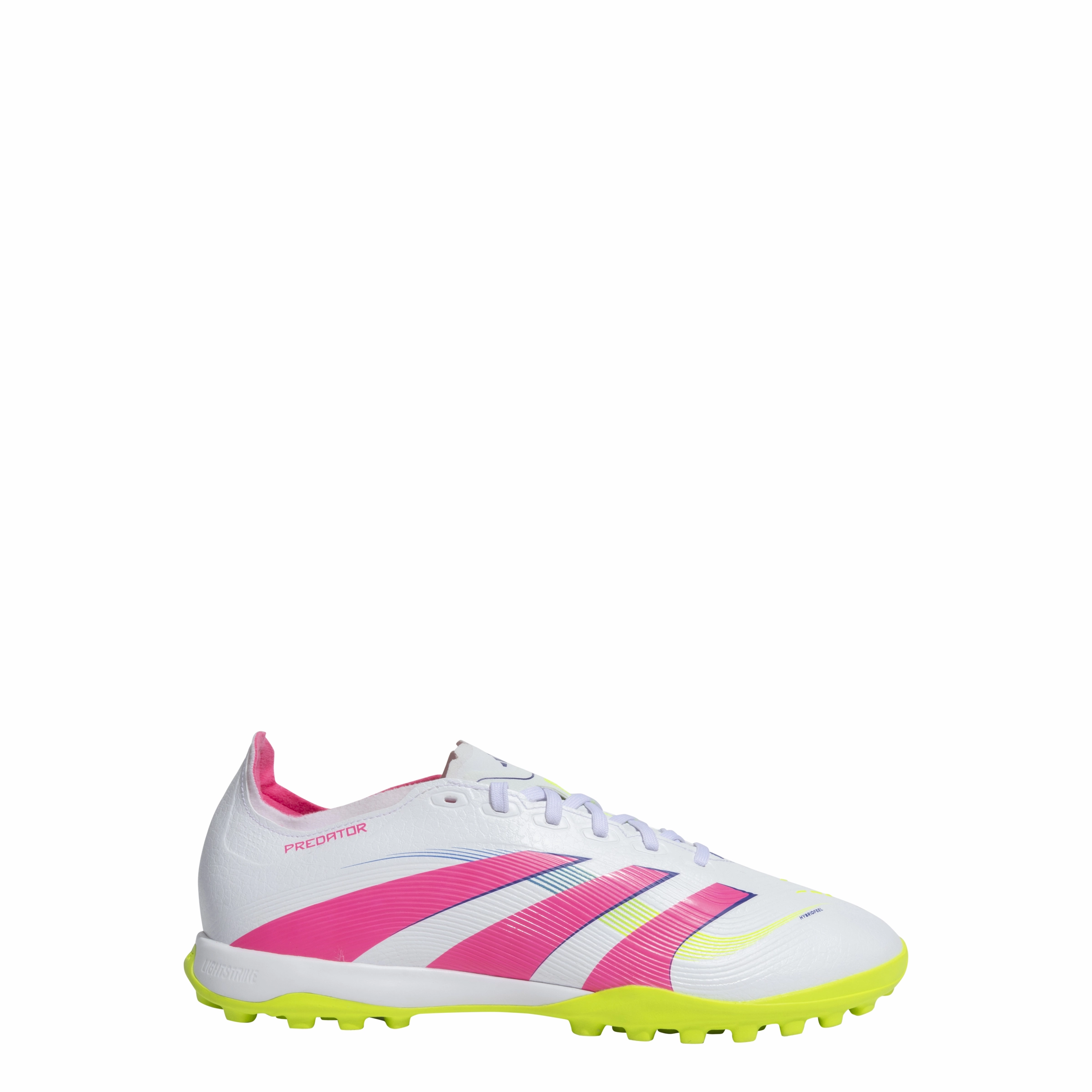 Youth Sport adidas Predator League TF Turf Soccer Shoes - FTWhite/LucPink/Luclem
