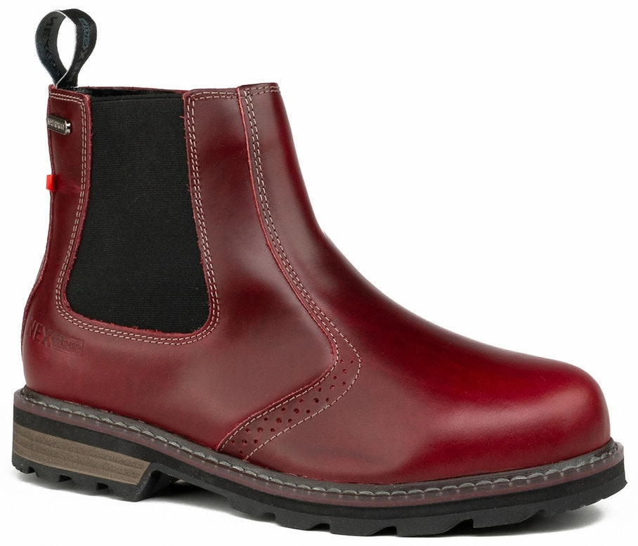 Elastic Gusset Ice Stella Burgundy