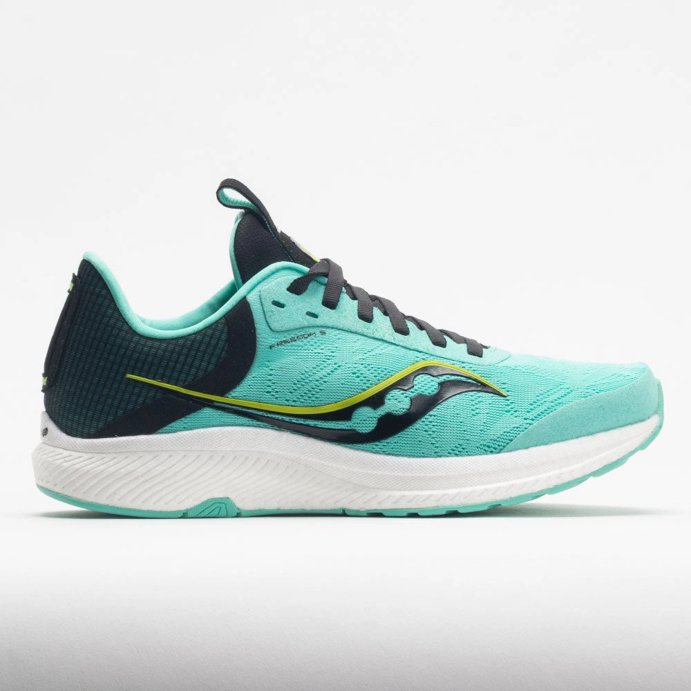 heel - cushion running shoes custom - fit running shoes Saucony Freedom 5 Women's  Cool Mint/Acid