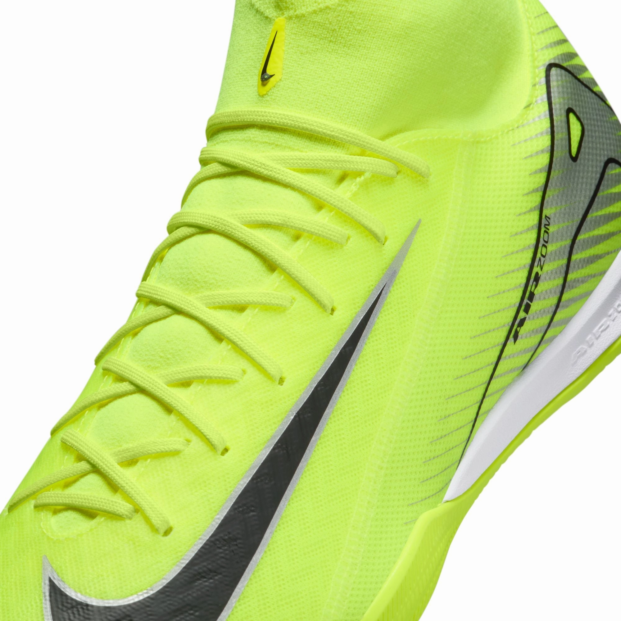 Game Ready Nike Mercurial Superfly 10 Academy IN Indoor Shoes- Metallic Silver/Black Volt