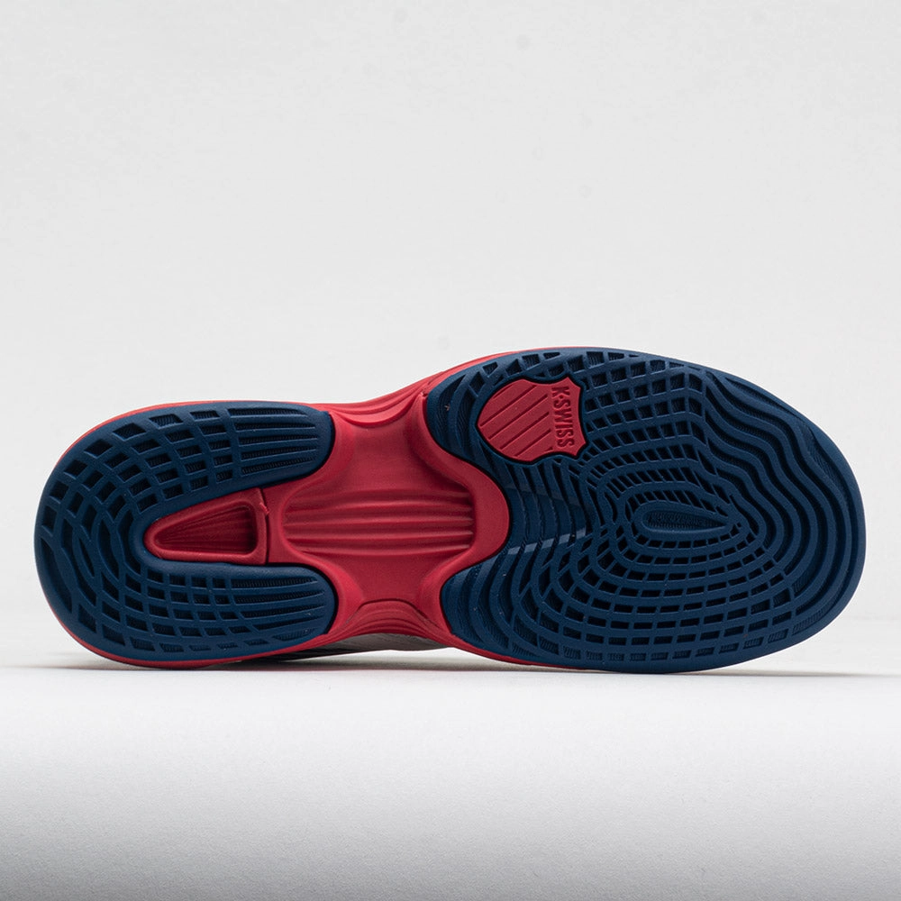 composite - sole - feature shoes oval - design shoes K-Swiss Speedtrac Junior  Blanc De Blanc/Blue Opal/Lollipop