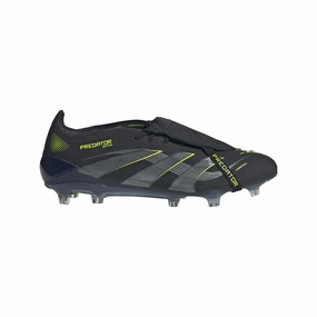 adidas Predator Elite FT FG Firm Ground -Core Black/Carbon/Lucid Lemon Center Control Sharp Focus