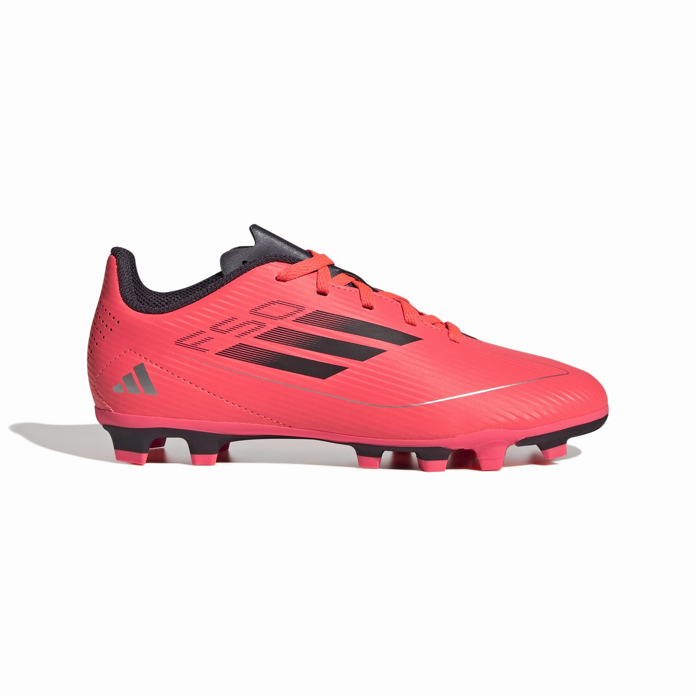 adidas F50 League Junior FG Firm Ground Soccer Shoes - Turbo/ Aurbla/ Platinm Strong Grip Goalkeeper Training