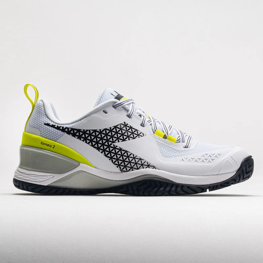 outdoor adventurer orthopedic shoes Diadora Blushield Torneo 2 AG Women's  White/Black/Evening Primrose