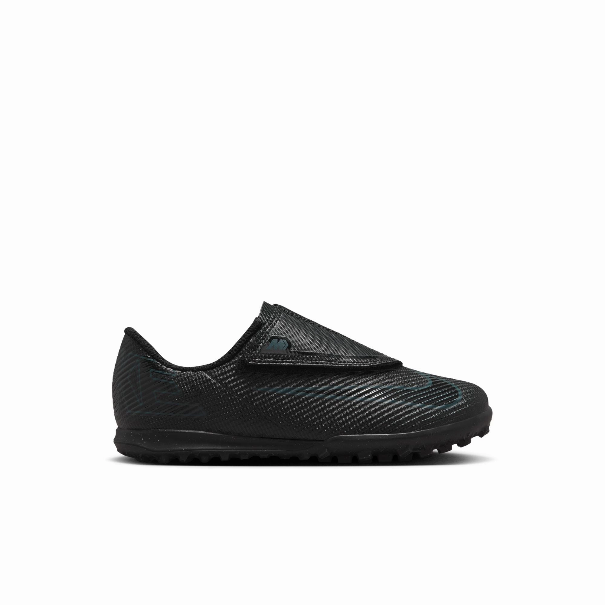 Nike Junior Mercurial Vapor 16 Club TF Soccer Shoes - Black/ Black Deep Jungle bead - decorated running gear indoor activity